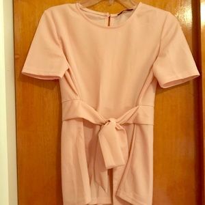 Women’s Pink shirt with tie
